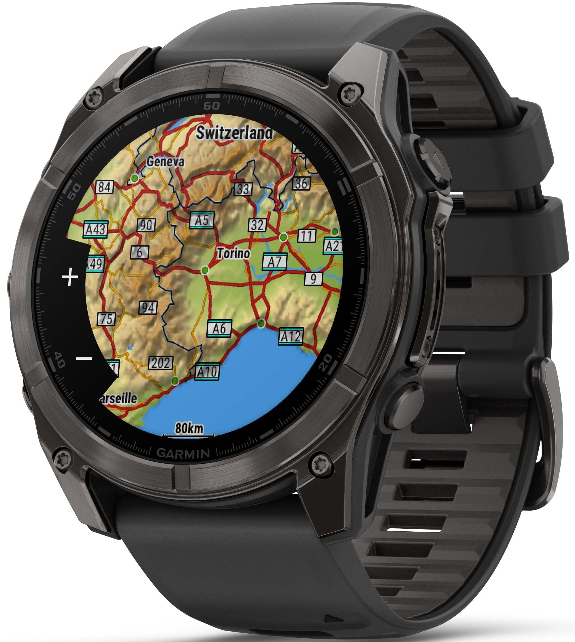 Garmin Fenix 8 51mm Sapphire AMOLED Carbon Grey DLC Titanium Black Blue John Gallery