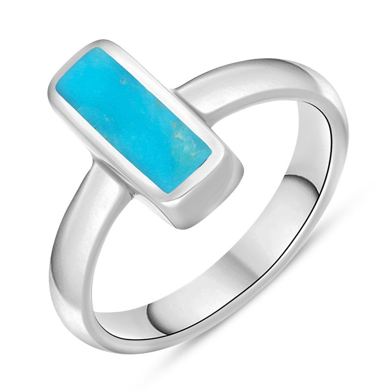 Mens silver turquoise on sale rings