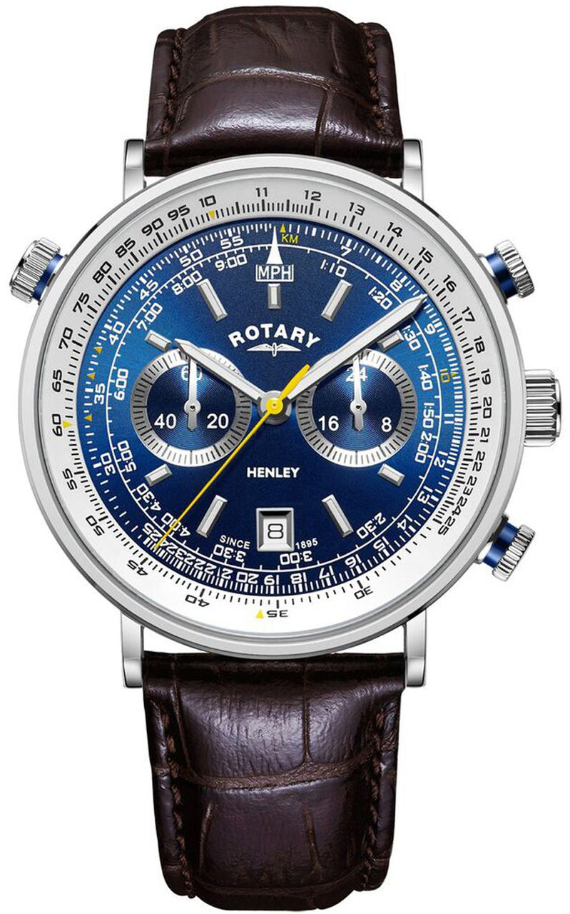 Blue best sale rotary watch