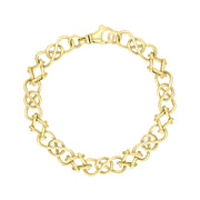 18ct Yellow Gold Celtic Knot Handmade Bracelet C0121BR