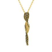 18ct Yellow Gold Tentacle Twist Necklace, P3409