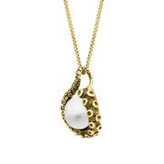 18ct Yellow Gold Freshwater Pearl Bead Tentacle Necklace