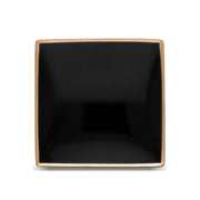 9ct Rose Gold Whitby Jet Large Square Ring, R605_3