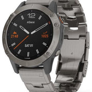 Garmin Watch Fenix 6 Sapphire Titanium Gray Titanium Band 010-02158-23