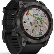 Garmin Watch Fenix 7X Sapphire Carbon Grey Titanium