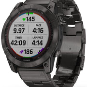 Garmin Watch Fenix 7X Sapphire Solar Carbon Grey Titanium
