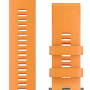 Garmin Watch Band QuickFit 26 Amp Solar Flare Orange Silicone D