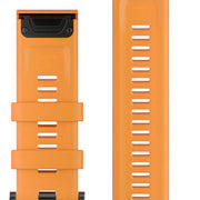 Garmin Watch Bands QuickFit 26 Amp Solar Flare Orange Silicone 010-12741-03