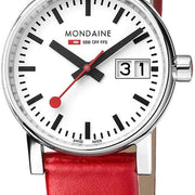 Mondaine Watch Evo2 30mm Grape Leather MSE.30210.LCV