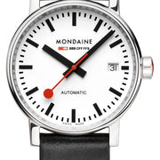 Mondaine Watch Evo2 35mm Grape Leather