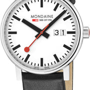 Mondaine Watch Evo2 40mm Grape Leather MSE.40210.LBV