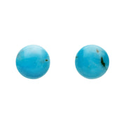 Sterling Silver Turquoise 5mm Ball Stud Earrings E1343