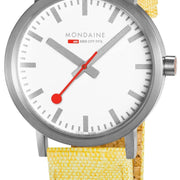 Mondaine Watch Classic 40mm Modern Yellow A660.30360.17SBE
