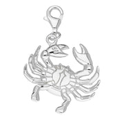 00142089 Sterling Silver Coquina Crab Charm, G797.