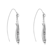 Sterling Silver Emma Stothard Silver Darling Double Drop Hook Earrings, E2581_2