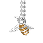 Sterling Silver Rose Gold Plated Small Bee Three Piece Set, S215_3