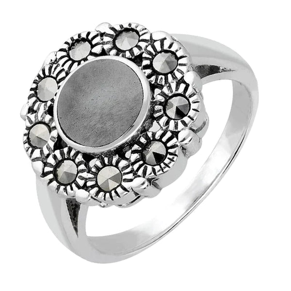 Haematite jewellery top