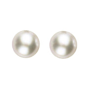 Sterling Silver 5mm White Freshwater Pearl Stud Earrings E622