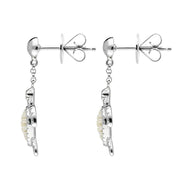 Sterling Silver Coquina Turtle Drop Earrings, E1934