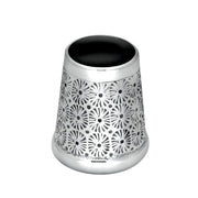 00125116 C W Sellors Sterling Silver Whitby Jet Flower Thimble, G350