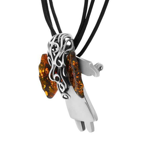 Sterling silver 2025 angel brooch